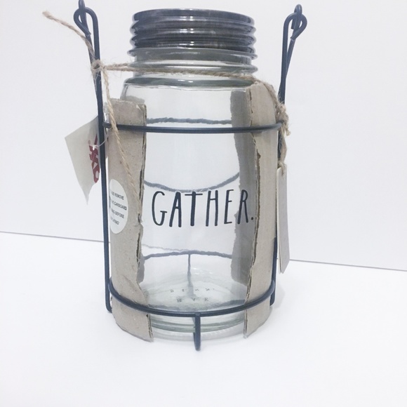 Rae Dunn Other - NWT Rae Dunn GATHER glass tea light holder!